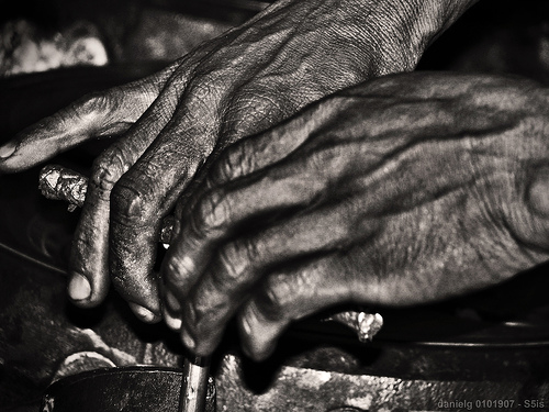 Dirty Working Hands